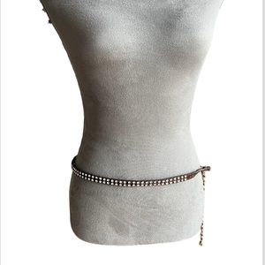 NWOT adjustable rhinestone fashion belt.